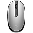 HP 240 Bluetooth Mouse/Ambidextrous; Compact Size; Portable Mouse/Red Optical Tracking/1600 dpi/3 Years Warranty/Pike Silver (43N04AA)