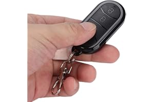 SXHLSELLER Pilot do Drzwi Garażowych, Bezprzewodowy 4-kanałowy Przełącznik Zdalnego Sterowania, Mini Przenośny Breloczek, Uczący Się Kontroler Klonowania 433MHz, Szybkie Kopiowanie Danych