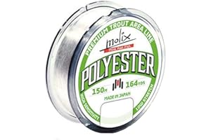 Molix Trout Area Polyester, Fishing Line Unisex Adulto, Clear, 1