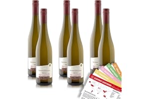 ‎VINOX J.Drathen Oppenheimer Krötenbrunnen Spätlese QmP, süß, sortenreines Weinpaket + VINOX Winecards (6x0,75l)