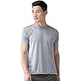 CHKOKKO Men's Solid Regular Fit Sports T-Shirt