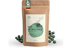 BIO Spirulina Tabletten 1000 x 250 mg, rückstandskontrolliert, nach EU-ÖKO-Standard hergestellt, vegan, laktose- & glutenfrei