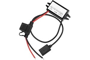 USB-adapter 12 V till USB 12 V till 5 V DC-buck-omvandlarmodul 3 A 15 W DC till DC-adapter med säkring (Single USB)