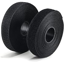 Nastro Da Cucire Bianco Con Gancio E Anello - 5cm X 5m, Non Adesivo