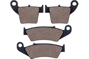 Cyleto Bremsbeläge Vorne und Hinten für Honda CR 125 R/CR 250 R 2002-2007 CRF 250 R/X 2004-2017 CRF 450 R/X 2002-2017