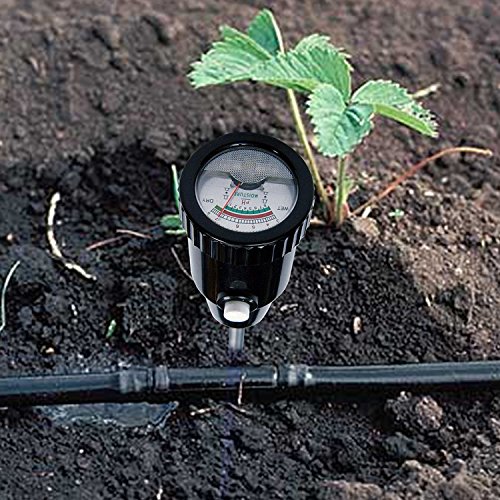 Boden pH Feuchtigkeitsmesser Messer Tester Prufgerat Checker 295mm 25,9m (Lange Elektrode) Uberprufen Test Saure Alkalinitat fur Rasen Weingut Obstgarten Feld Produktion Feuchtemessgerat Wasser Licht Messgerat fur Garten Pflanze Blume Gras Rasen - 3