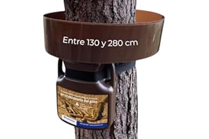 ANTICIMEX Trampa Oruga Procesionaria Pino | Facil Instalación | Kit Completo | Eficacia Sin Químicos | Material UV Resistente | Ecológica y Reutilizable (Perímetro Entre 130 y 280 cm)