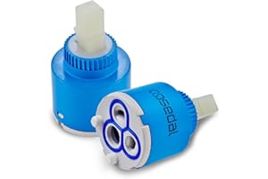 ROVOGO 35 mm Keramik Kartusche SEDAL (1 Stück) für Einhand Armaturen, Einhebelmischer, Armaturen Ersatzteile Kartuschen für Wasserhahn Bad, Küchenarmatur und Waschtischarmatur