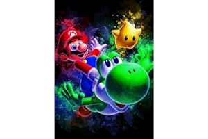 jieyisier Diamond Painting Erwachsene,Diamant Malerei Set für Erwachsene Full Drill,Cartoon Diamond Painting Anime Paint with Diamonds für Home Wall Decor 12x16 inch