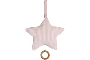 BO BABY'S ONLY Baby's Only - Carillon Stella Sense - Aiuto per il sonno del bambino - Carillon musicale per bambini - Musica rilassante per neonati - Per bambine e bambini - Old Pink