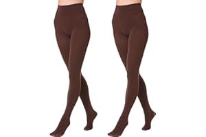 EVERSWE 2 Pairs Pack Women's Opaque Tights