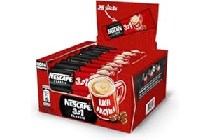 NESCAFÉ NESCAFE 3in1 ORIGINAL STRONG CREAMY Hecho en la UE Larga fecha de caducidad Stock fresco (3 in1 ORIGINAL, 112 Sachets)