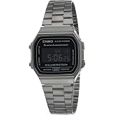 Casio A168WGG-1BDF Kol Saati, Gri-Siyah, Standart