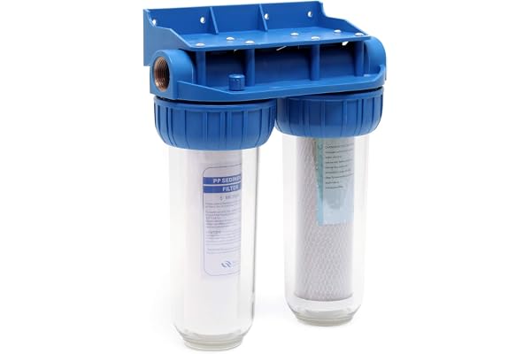 Naturewater NW-BR10B3 Dubbelfilter 1 tum 32,89 mm Vattenfilter Rent Vatten Filter