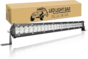 Willpower 20 Pollice 144 W LED Barra di Luce 12 V 24 V Slim Off Road Luci di Guida IP67 Impermeabile Spot Beam Lavoro Fendinebbia per 4X4 Offroad Truck Auto ATV SUV Veicolo Barca Illuminazione
