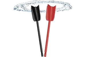 MORJCG 2Pcs Paint Mixer for Drill, Paint Stirrer for Drill, Mixing Paddle, Mixing Paddle for Drill, Resin Mixer, Paddle Mixer for Drill, Reusable Epoxy Mixer Paddles for Resin, Silicone Mixing