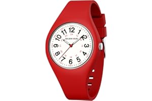 GOLDEN HOUR Orologi Unisex Analogici Sportivi Impermeabili per Infermieri Medici Professionisti, Studenti – Quadrante Luminoso di Facile Lettura, Cinturino in Silicone Gelatina