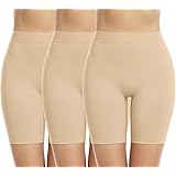 Memoryee 3 Pezzi Pantaloncini Sottogonna Donna Anti Sfregamento Elastiche Vita Alta Senza Boxer Shorts Leggings per Yoga e Ci