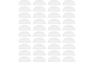 Nasenpads für Brille Selbstklebend YOURKAY 20 Paar Rutschfeste Nasenpads Silikon, Selbstklebende Dünne Rutschfeste Nasenpads Brille, Anti-Rutsch Brille Nasen Pad,Brille Nasen Pad für Vollformat Brille