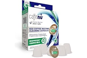 CAFFENU Nespresso Compatible Cleaning Capsules. 5 Eco Originaline Cleaning Pods. Coffee Machine Cleaner For Crisp Coffee. Combines with Nespresso Descaler Kit.