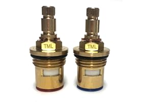 TML Tap Cartridges for Bristan VS01-C24 1/2" Basin Valves | Value Lever | BS5412 CD XZ 24 (24 Spline)