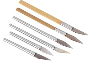 LIUKOUU Brunitoio in agata, coltello in agata sicura, comoda chiusura della lunetta per argento sterling