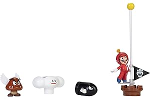 Original Nintendo Super Mario Cloud World Diorama Set, 6,5 cm