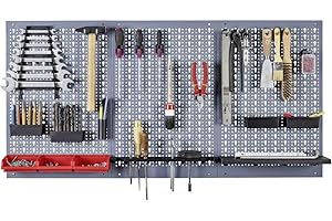 Küpper 70100 Assortimento di pinze per parete perforata in lamiera di acciaio 3 pz. 120 cm x 60 cm