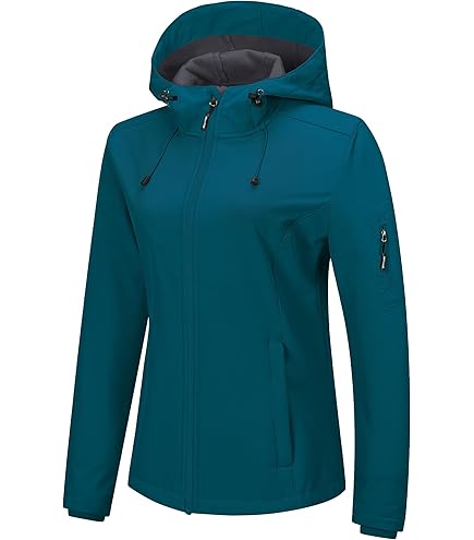 Regenjacke Fahrrad Softshelljacke Damen Regen AXESQUIN Wasserdicht