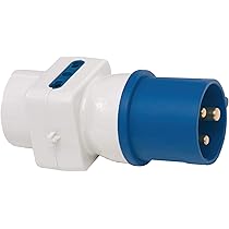 Adattatore Spina Italiana 16A Electraline - Presa Industriale IEC Con Coperchio, Per Camper E Barca - Foto 3