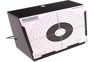 Swiss Arms - Bersaglio Metallico Quadrato per Armi ad Aria compressa, 6 mm