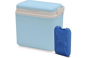 Adriatic 10 Litre Cooler Box Camping Beach Picnic Travel Insulated Coolbox + 1 Ice Pack