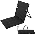 Tuwei Folding Chaise Lounge Chair, Outdoors Beach Lounger with Adjustable Backrest, Portable Sun Tanning Chairs, Cozy Reclining Lounge Chair for Outside Beach, Yard, Patio, Pool, Deck