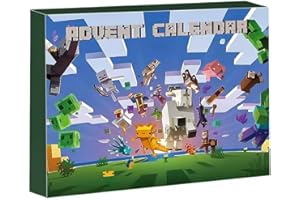 Milygobam Christmas Advent Calendar with 24 Unique Figures, Advent Calendar for Festive Countdown, Daily Surprise Toy Reveal Behind Each Door, Party Favor Gift (A)