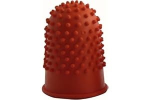 Pack of 5 Range Wholesale Thimblette Rubber for Note-Counting Page-Turning Size :00 RED Ideal for Home & Office. ect.