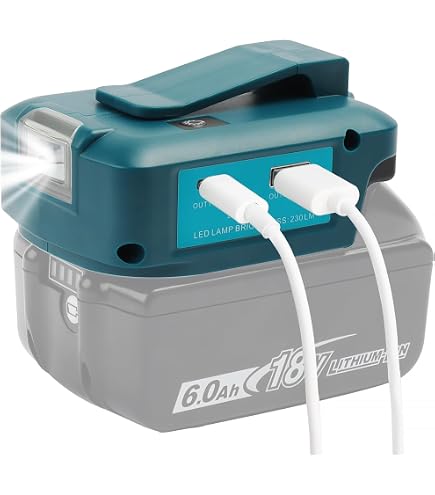Caricabatterie Auto 12V-18V Per Batterie Makita – Compatibile Con BL1860, BL1850, BL1840 E Serie 18V