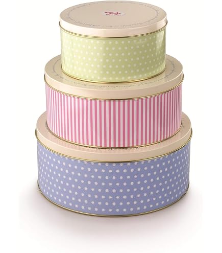Scatola Per Biscotti In Latta Städter 'Enjoy The Little Things' - Diametro 16,5 Cm