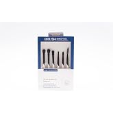 BRUSH Luxe Collection 6 Par&ccedil;a Profesyonel Makyaj Fır&ccedil;a Seti, Ultra Yumuşak Doğal Kıllı Sentetik, Allık, Far, Kapatıcı, Eyelin