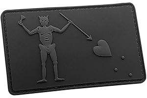 LEGEEON Blackout Blackbeard Pirate DEVGRU US Navy Seals Edward Teach Morale Tactical PVC Rubber Patch