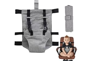 SGZIOO Resebarnstol, skyddsbä , bärbar sittrem för baby, vikbar barnstol baby sittstol skyddsbä , med justerbara remmar