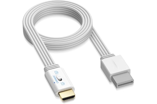 CAMWAY Wii HDMI-adapter 1080P/720P, med 16:9/4:3 omkopplare