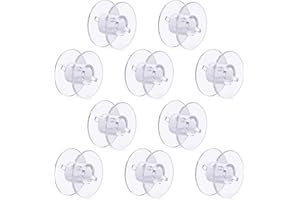 DOANTE 10 Piezas Bobinas de Hilo,Canillas Maquina Coser,Bobina Máquina de Coser, Transparentes Bobinas, Máquina de Coser, Bobinas de Plástico para Máquinas de Coser de Carrete