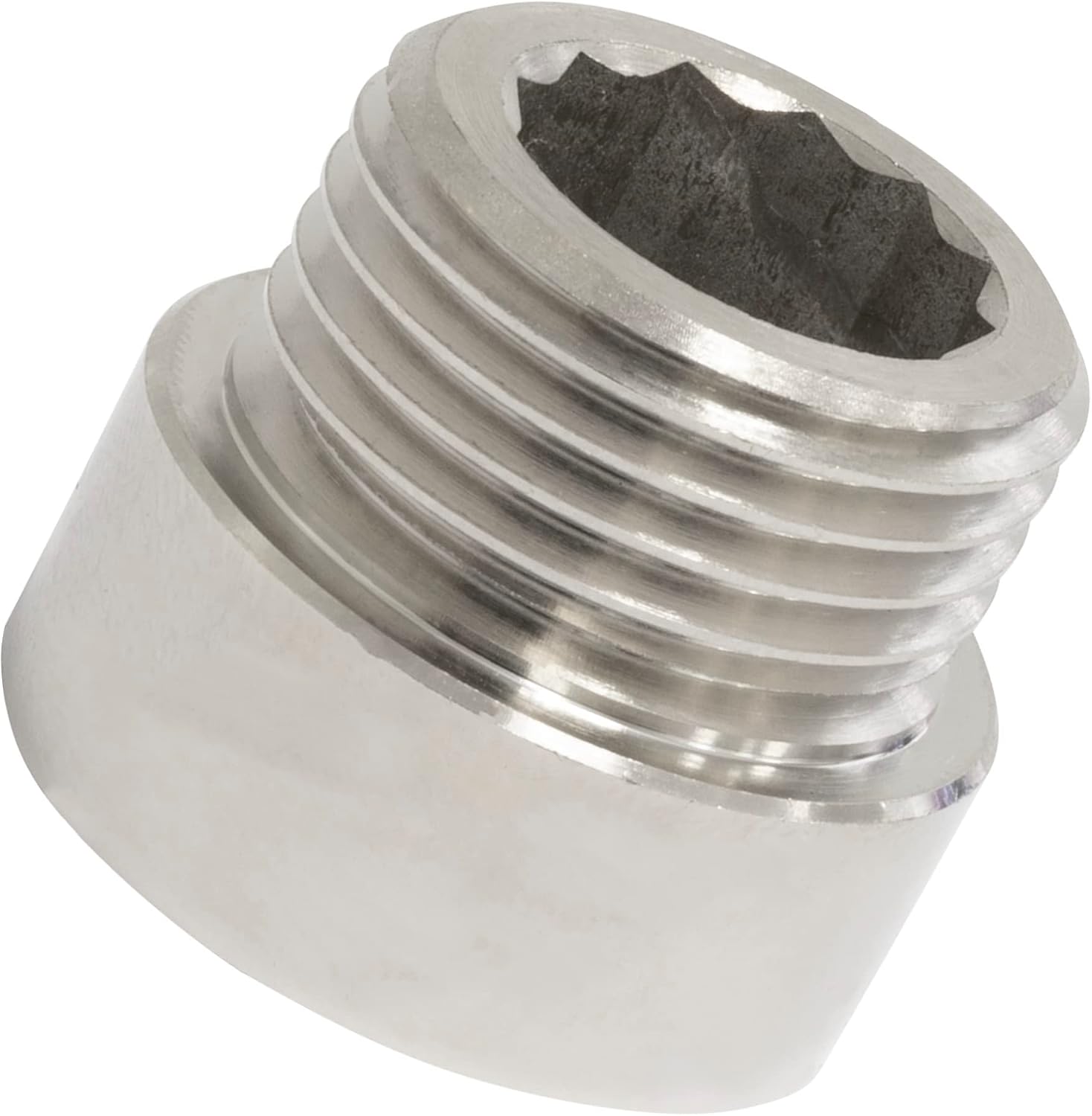 AERZETIX - Racor Prolongación de Unión Recto para Atornillar - Rosca Macho/Hembra 1/2" - Longitud 10mm - en Metal