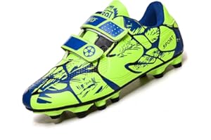 VTASQ Scarpe da Calcio Bambino FG/AG Ragazzi Ragazza Professionale Scarpe da Allenamento Teenager All'aperto di Calcio Antiscivolo Resistenti