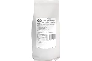 ‎RUF RUF Speise-Stärke, Großpackung, Maisstärke zum Binden von Saucen, Suppen und Cremes oder zum Auflockern von Kuchen, Torten und Plätzchen, glutenfrei, 1x1000g