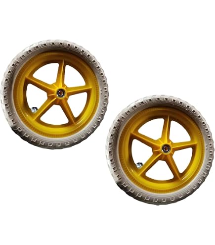 Roues De Rechange Pour Draisienne - 11 Pouces (27 Cm) - Technologie Sans Air - Antidérapantes Et Silencieuses - Lot De 2