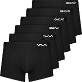 QINCAO Men's Boxer Briefs Pack of 6, Soft and Comfortable Fit | Perfect fit, does not scratch the skin, Men's underpants, the