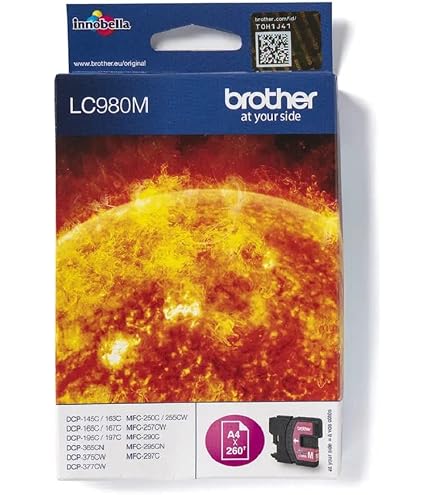 Cartouche D'encre Noire Compatible Brother LC980Bk & LC1100Bk - 25 Ml - Marque Go Inks - Neuf Sous Blister