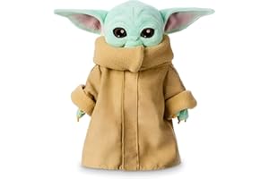BESTZY Star Wars Plush Doll Toy, The Child Peluche Guerre des Étoiles Jouet, Star Wars The Mandalorian, pour Enfants, Cadeau d'anniversaire Et De Jour des Enfants(25cm)
