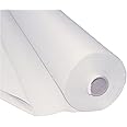 Aesthetex Blackout Curtian Lining Fabric White or Ivory Material. Thermal Linings Material. Ideal for Lining Curtains Drapes, And Blinds. Super Dense 3 Pass Blackout Material (1 M, White)